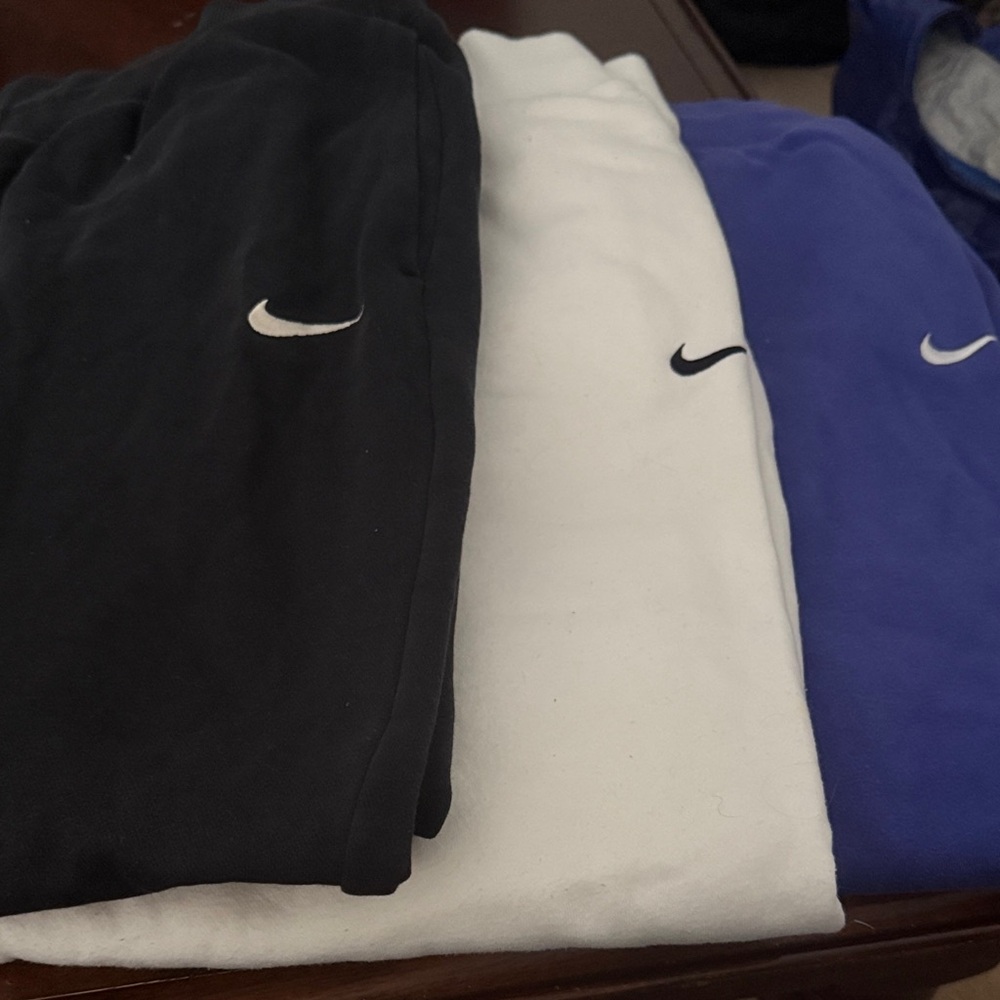 Nike Joggers - Black, White, and Blue